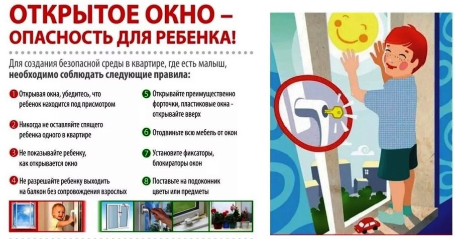 Открытые окна - опасность Открытые окна - опасность.